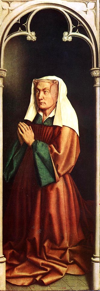 Jan van Eyck - The Ghent Altarpiece - The Donor's Wife - WGA07687