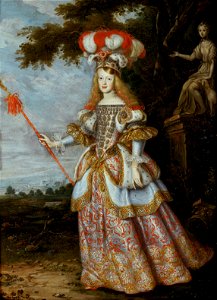 Jan Thomas, , Schloss Ambras Innsbruck - Infantin Margarita Teresa (1651-1673), Kaiserin, im Theaterkostüm - GG 9136 - Kunsthistorisches Museum