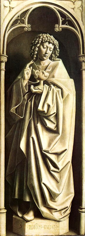 Jan van Eyck - The Ghent Altarpiece - St John the Evangelist - WGA07686