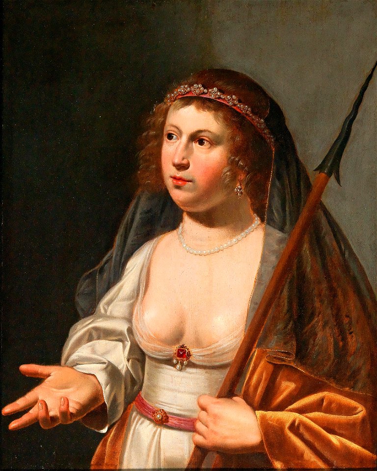 Jan van Bijlert - A young shepherdess