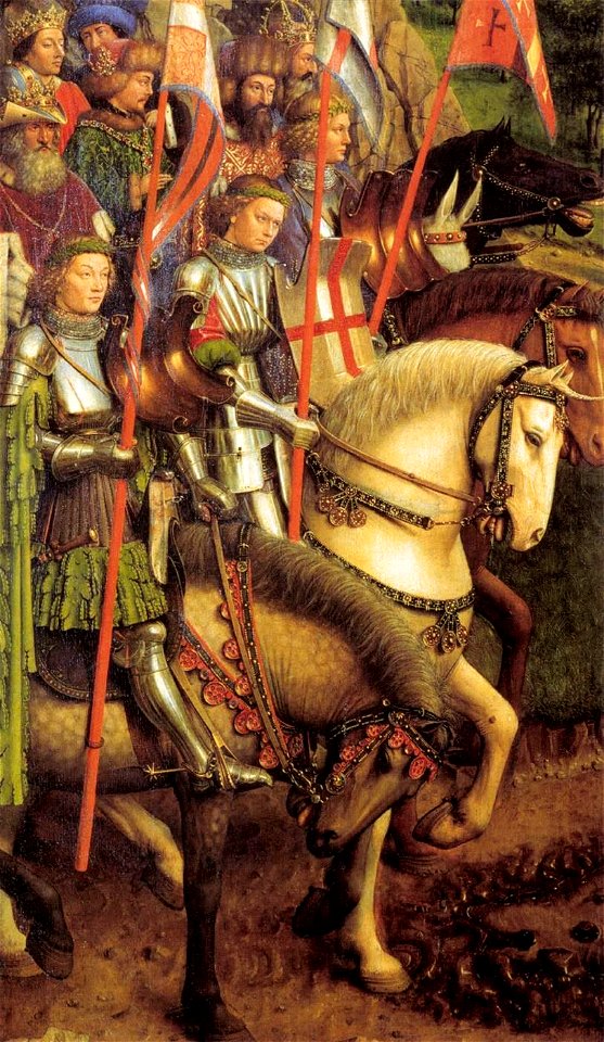 Jan van Eyck - The Ghent Altarpiece - Adoration of the Lamb (detail) - WGA07652