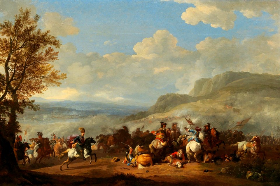 Jan van Huchtenburgh - Battle Scene 460483
