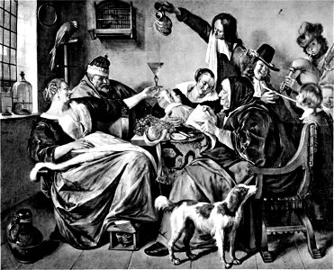 Jan Steen 022. Free illustration for personal and commercial use.