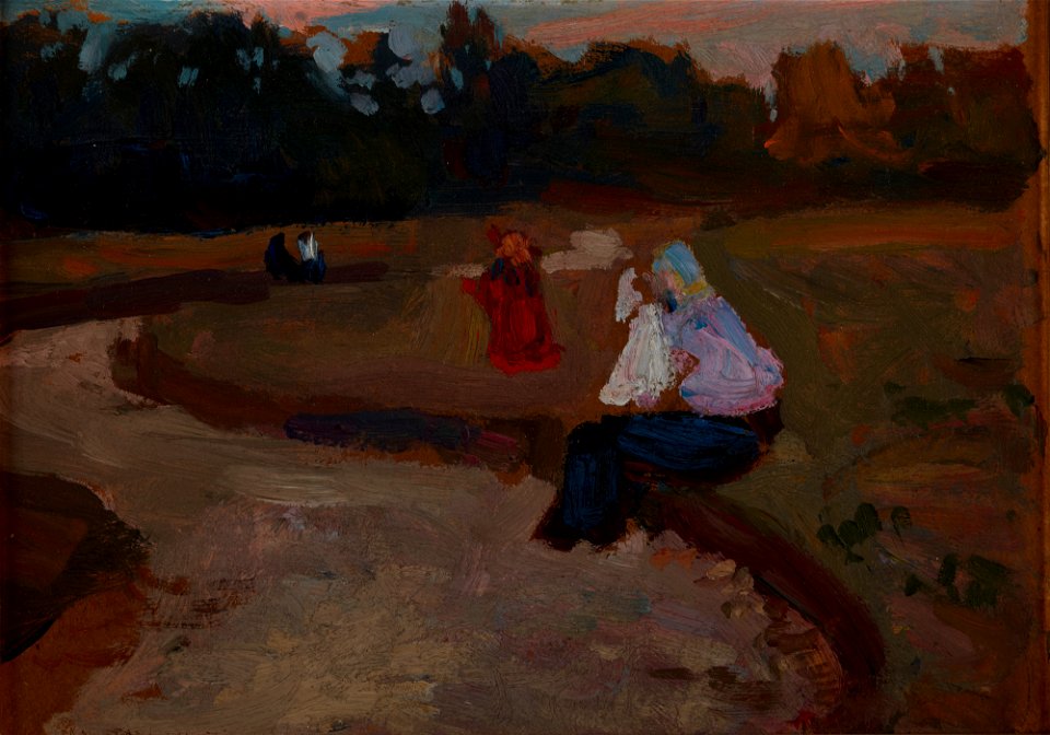 Jan Stanisławski - Theme from the Botanical Garden in Kyiv - MNK II-b-607 - National Museum Kraków