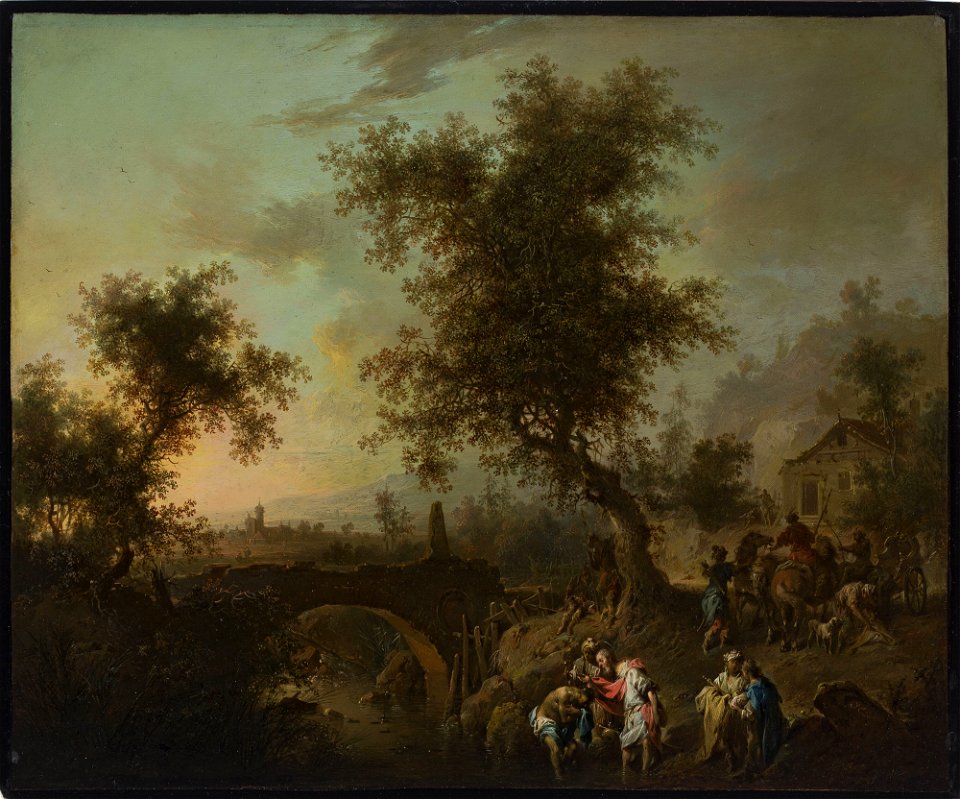 Johann Conrad Seekatz - Baptism of a courtier of the queen of Ethiopia - M.Ob.2763 MNW - National Museum in Warsaw