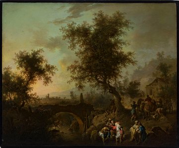 Johann Conrad Seekatz - Baptism of a courtier of the queen of Ethiopia - M.Ob.2763 MNW - National Museum in Warsaw