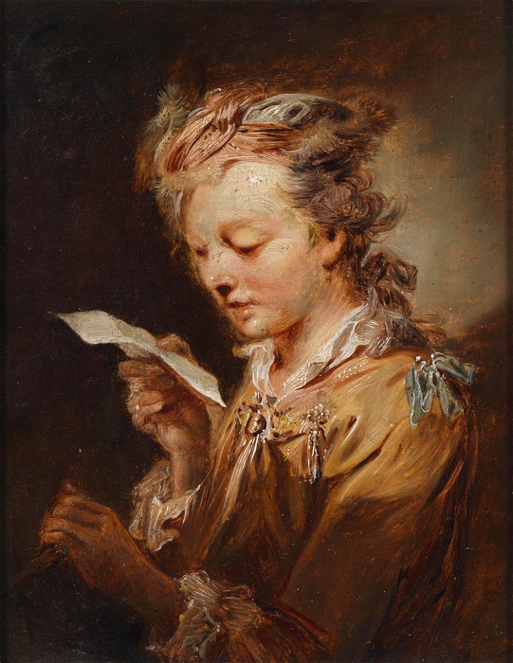Johann Conrad Seekatz (attr) Lesender junger Mann