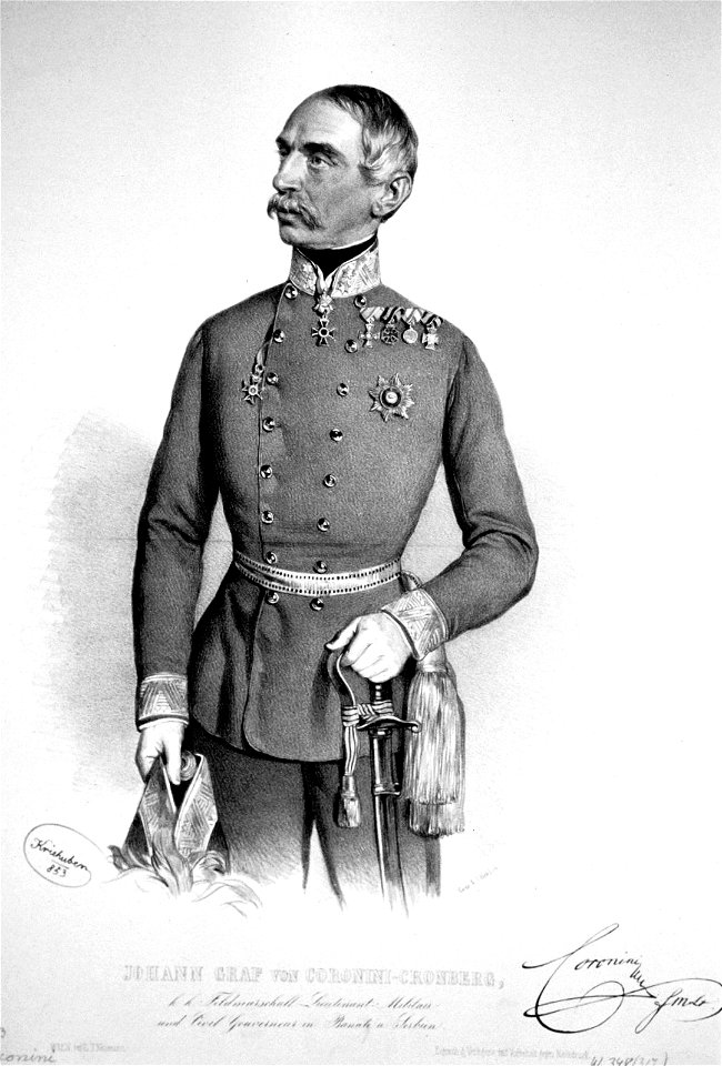 Johann Coronini-Cronberg Litho
