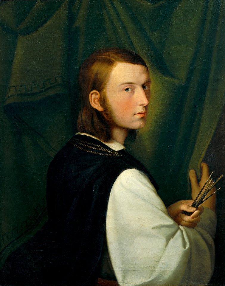 Johann Evangelist Scheffer von Leonhardshoff - Selbstporträt - 2453 - Österreichische Galerie Belvedere