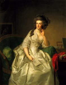 Johann Friedrich August Tischbein - Portrait of Princess Frederika Sophia Wilhelmina (1751-1820) - 464 - Mauritshuis