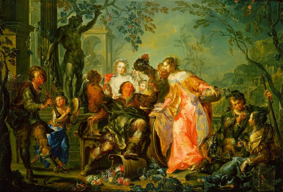 Johann Georg Platzer - The Pleasures of the Seasons Autumn - 64.18 - Minneapolis Institute of Arts