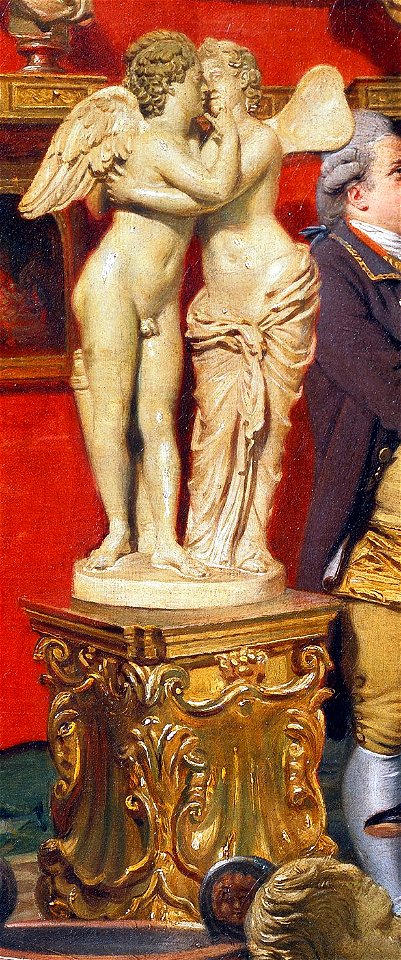 Johan Zoffany - Tribuna of the Uffizi - sculture 31