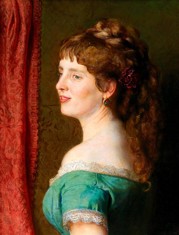 Johann Baptist Reiter - Die zweite Gemahlin des Künstlers Anna Josefa Theresia Brajer
