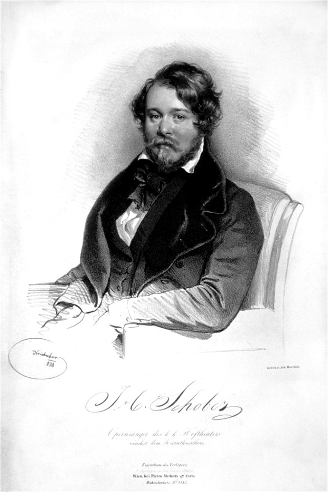 Johann Carl Schober Litho