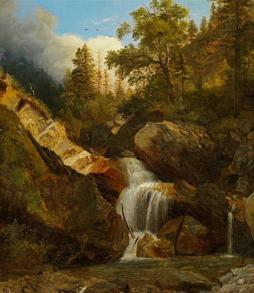 Johann Christian Ziegler - Großer Wasserfall - GST 20 - Bavarian State Painting Collections