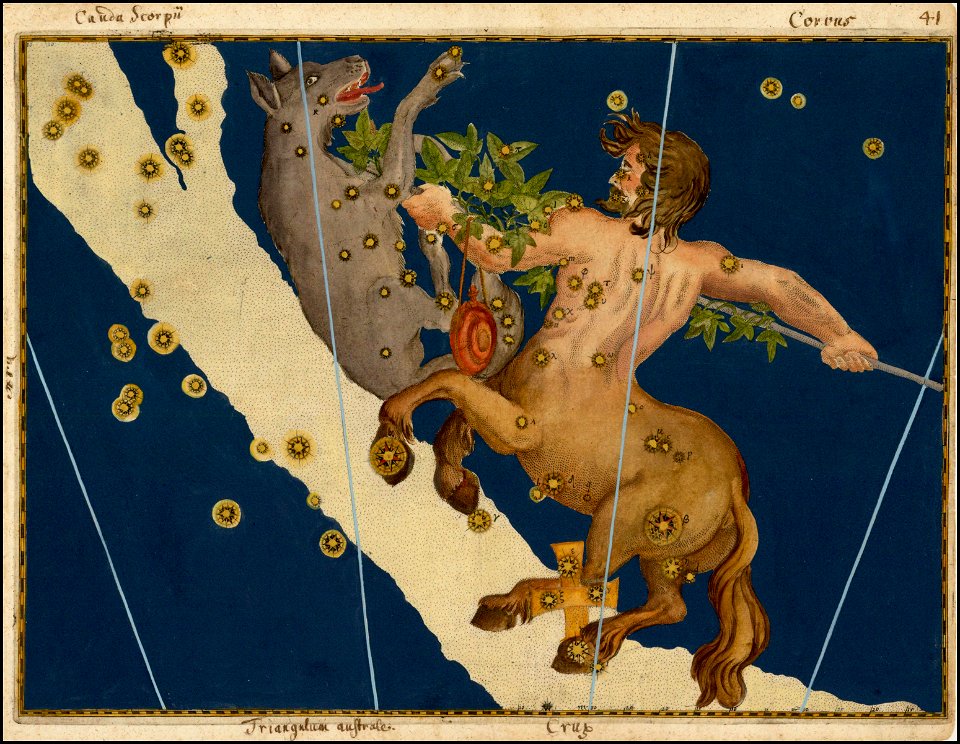 Johann Bayer -- Lupus and Centaurus