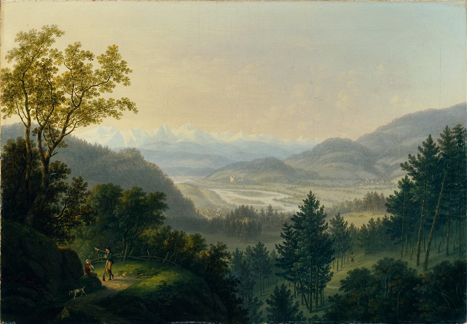 Johann Caspar Rahn - Umgebung der Ruine Habsburg - 7936 - Kunsthistorisches Museum