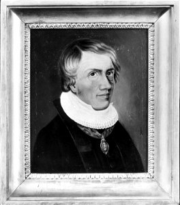 Johan Sebastian Welhaven - Johan Ernst Welhaven - Norsk portrettarkiv - Riksantikvaren - W000091