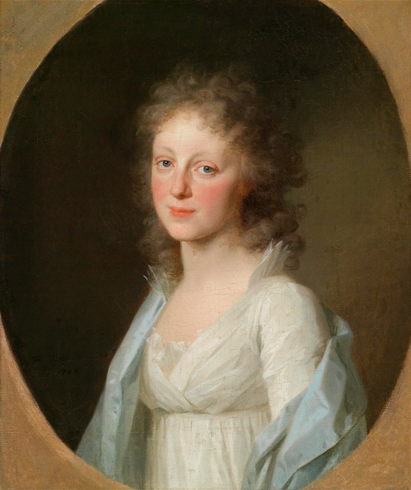 Johann Friedrich August Tischbein Porträt Frau Loder