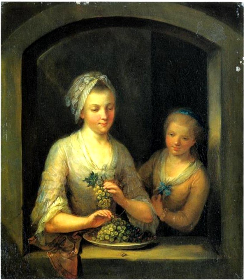 Johann Andreas Herrlein - Vrouw en meisje in een venster - 2008 - Städel Museum