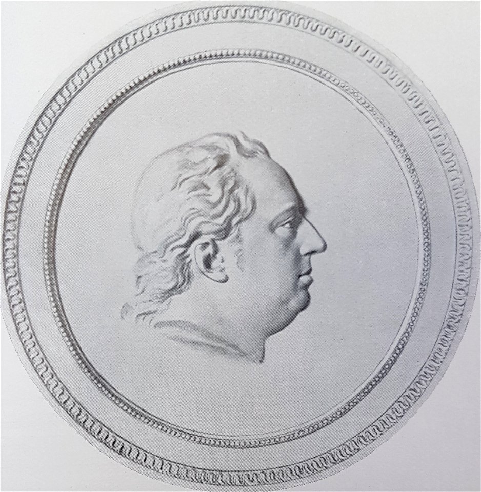 Johan Tobias Sergel självporträtt gips 1794
