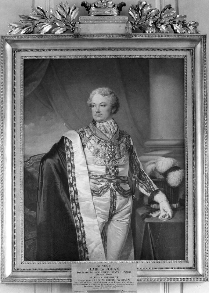 Johan Gustaf Sandberg - Gustaf Fredrik Wirsén (1779-1827), greve, statsråd, president, ledamot av Svenska Akademien, gift med Ulrika Vilhelmina Boucht - NMGrh 3651 - Nationalmuseum