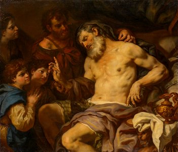 Johann Carl Loth - Jakob segnet Ephraim und Manasse - GG 82 - Kunsthistorisches Museum