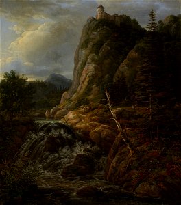 Johann Christian Clausen Dahl - Nordic Landscape with a Castle - 2013.20 - Minneapolis Institute of Arts