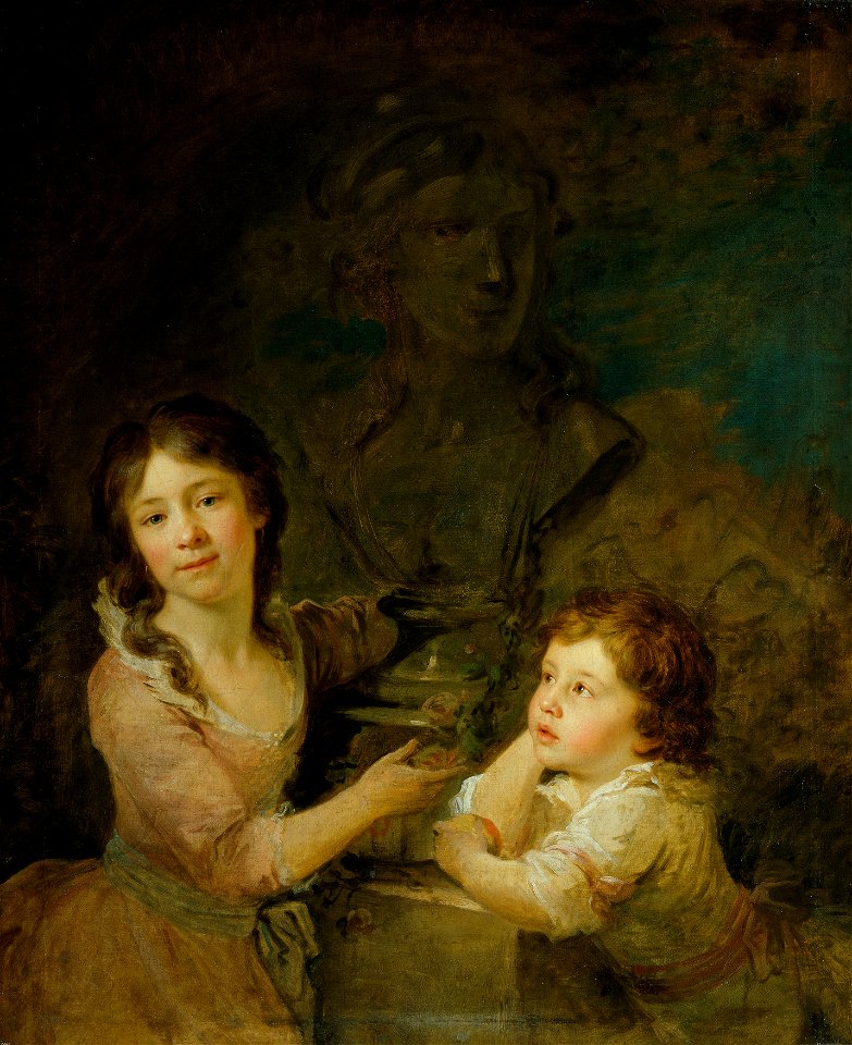 Johann Baptist Lampi d. Ä. - Zwei Kinder aus der Familie der Grafen Thomatis - 2428 - Österreichische Galerie Belvedere