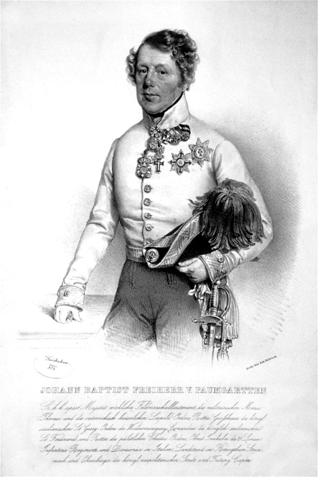 Johann Baptist Paumgartten Litho