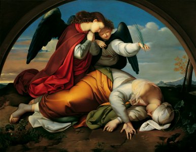 Johann Evangelist Scheffer von Leonhardshoff - Die tote heilige Caecilia (Wiener Fassung) - 5327 - Österreichische Galerie Belvedere