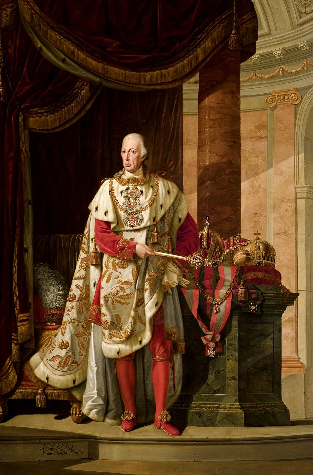 Johann Baptist Hoechle - Kaiser Franz I. im Ornat des Leopoldsordens