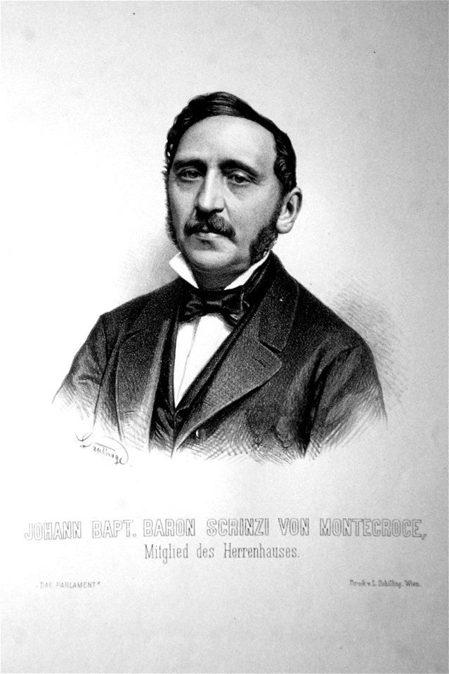Johann Baptist Scrinzi Litho
