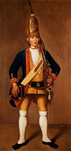 Johann Christof Merk (active 1695-1730) - Prussian Riesengrenadier - RCIN 400740 - Royal Collection