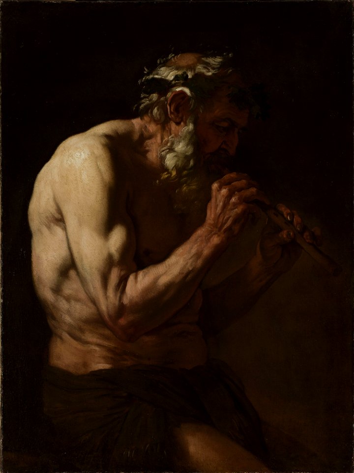 Johann Carl Loth - Faun playing the pipe - M.Ob.36 - National Museum in Warsaw