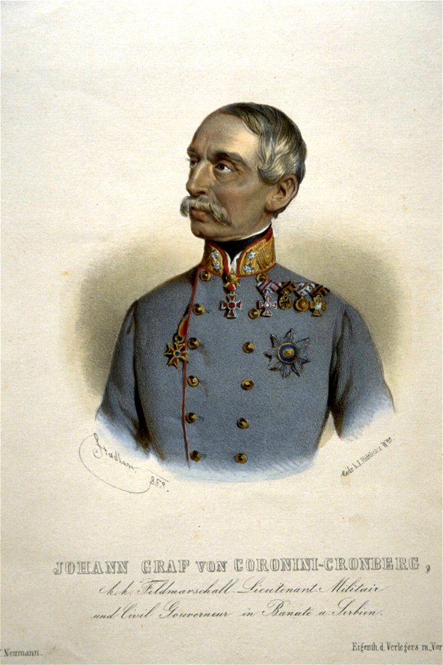 Johann Coronini-CXronberg Litho