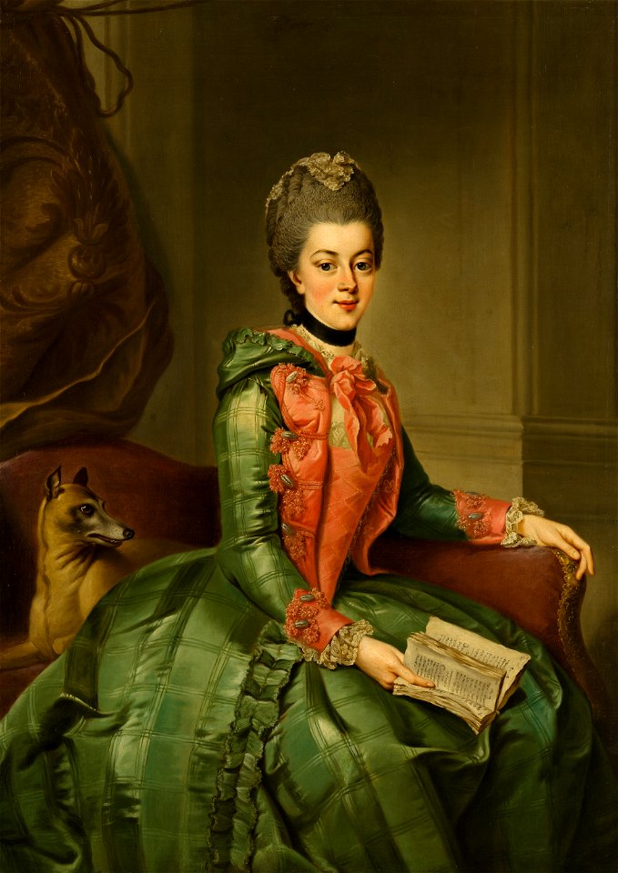 Johann Georg Ziesenis - Portrait of Princess Frederika Sophia Wilhelmina (1751-1820 - 463 - Mauritshuis