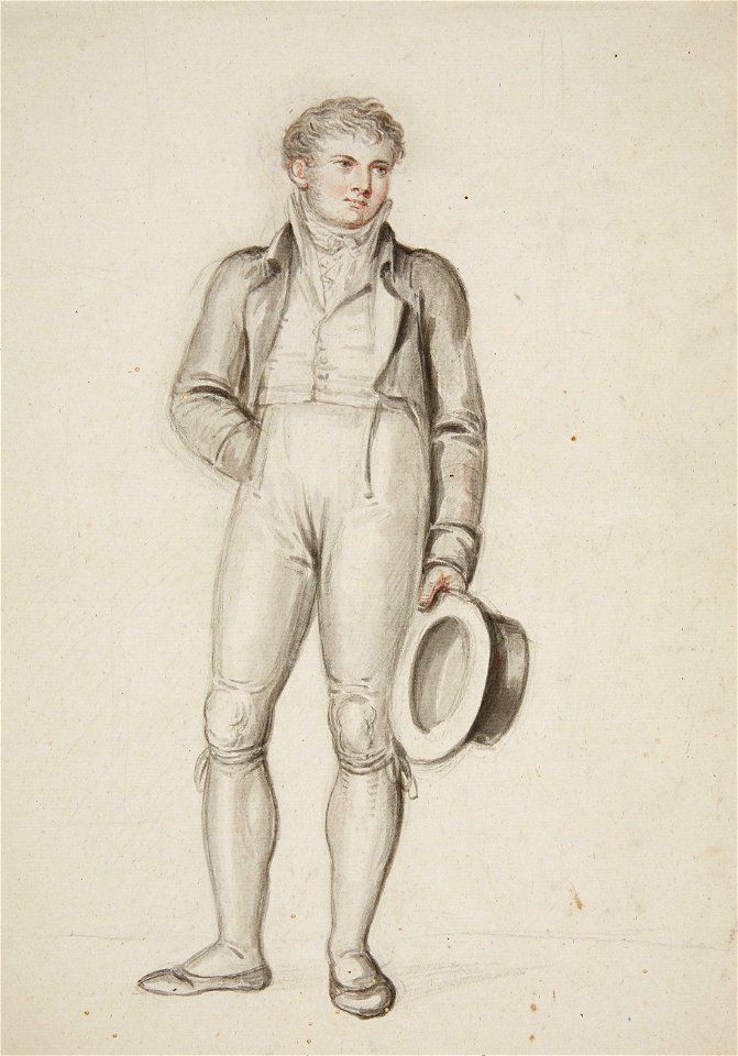 Johann Baptist Seele (attr) Stehender junger Herr 2