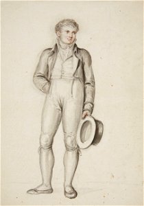 Johann Baptist Seele (attr) Stehender junger Herr 2
