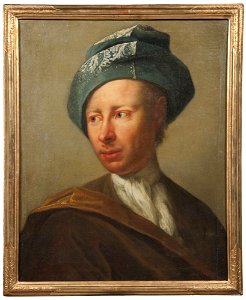 Johann Gottfried Tannauer - Gustaf Abraham Piper (1692-1761), generalmajor, landshövding i Österbotten, g.m. 1. Eleonora Gustavi - NMGrh 5088 - Nationalmuseum