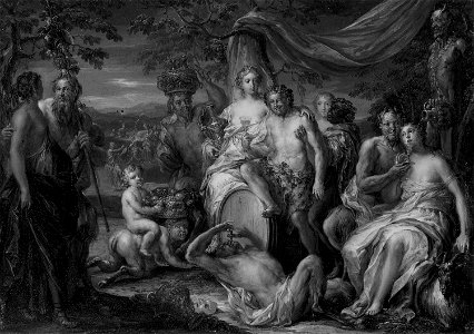 Johann Georg Platzer - Nymphs and Satyrs Drinking - 1974.13 - Art Institute of Chicago