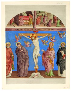 Johann Anton Ramboux - Christ on the Cross in the Church of S. Domenico in Arezzo - Google Art Project