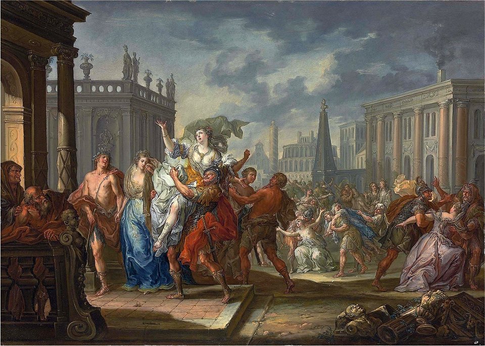 Johann Georg Platzer - Raub der Sabinerinnen