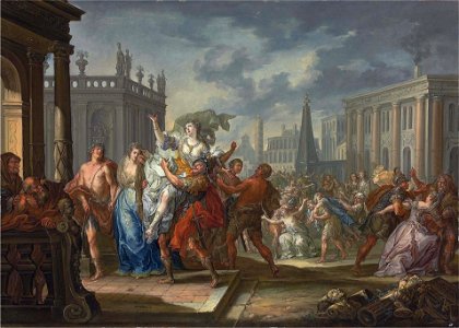 Johann Georg Platzer - Raub der Sabinerinnen
