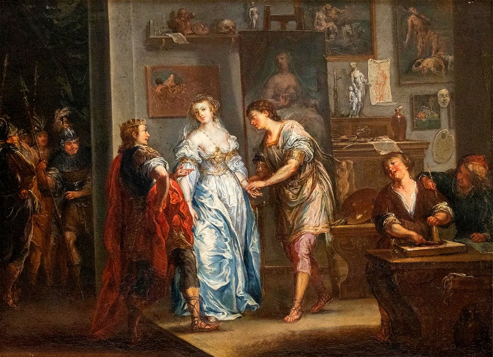 Johann Georg Platzer Alexander überlässt Kampaspe dem Maler Apelles