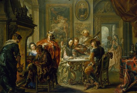 Johann Georg Platzer - The Pleasures of the Seasons Winter - 62.7 - Minneapolis Institute of Arts