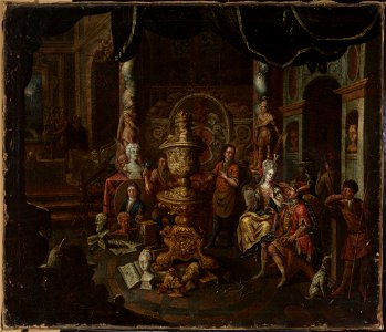 Johann Georg Platzer - In the painter's studio - M.Ob.1991 - National Museum in Warsaw