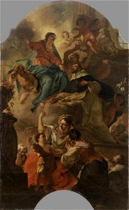 Johann Evangelist Holzer - Hl. Dominikus als Fürbitter bei Maria - 4581 - Bavarian State Painting Collections