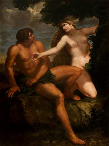 Johann Carl Loth (1632-1698) - Adam and Eve (after Pietro da Cortona) - 108919 - National Trust