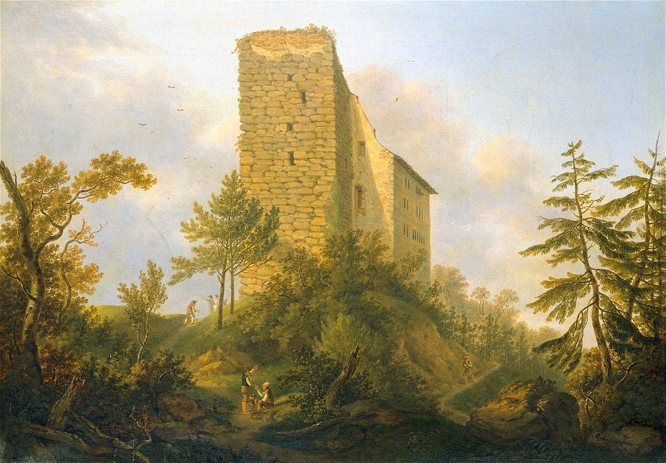 Johann Caspar Rahn - Umgebung der Ruine Habsburg - 7760 - Kunsthistorisches Museum